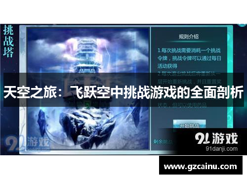 天空之旅：飞跃空中挑战游戏的全面剖析
